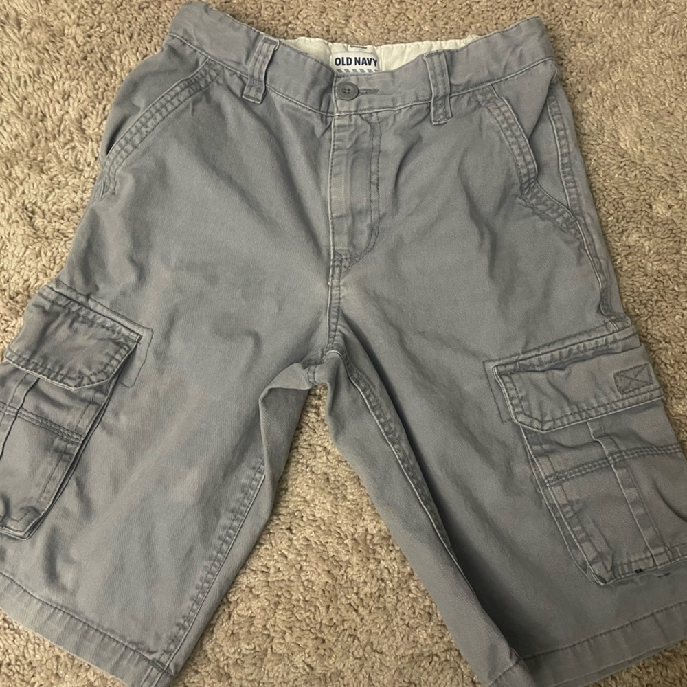 Kids old navy cargo shorts size 14